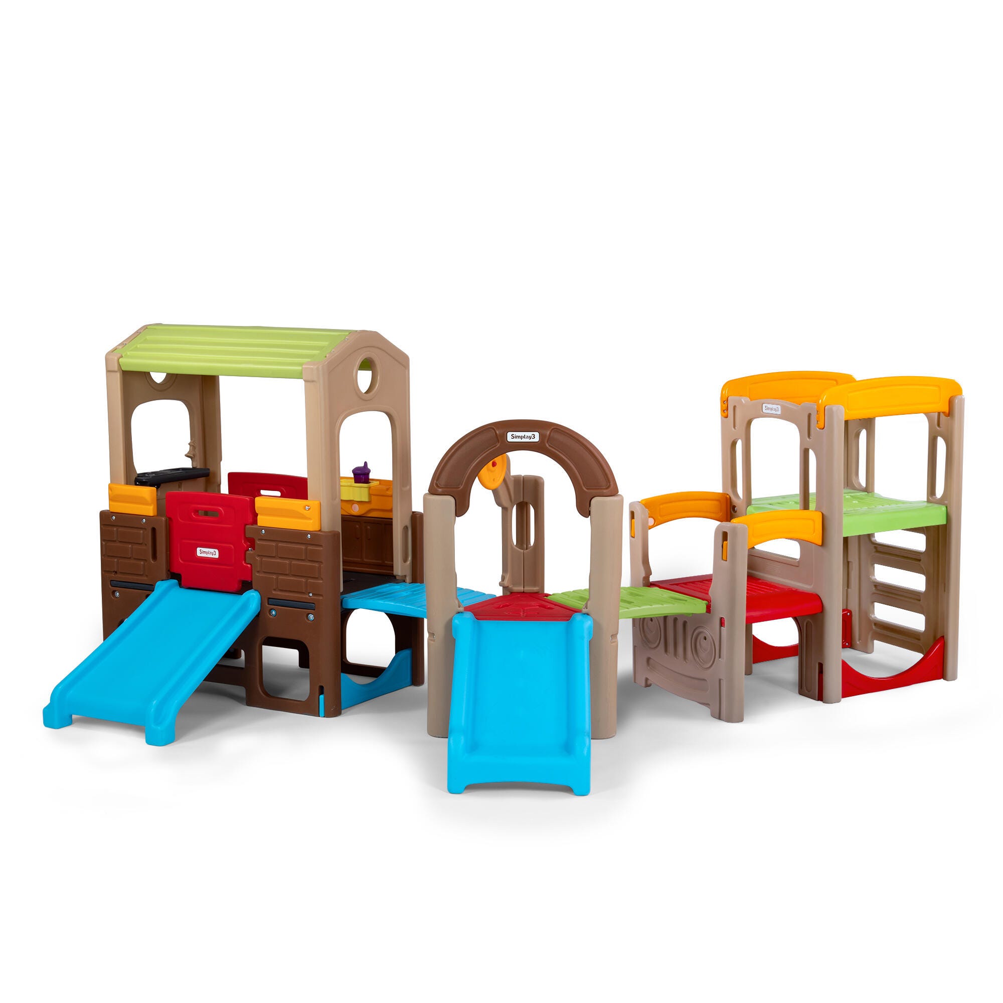 Simplay3 Young Explorers Modular Climb and Play System, 139 x 82 x 51 Inches 2160708